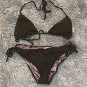 Lox- olive green bikini set